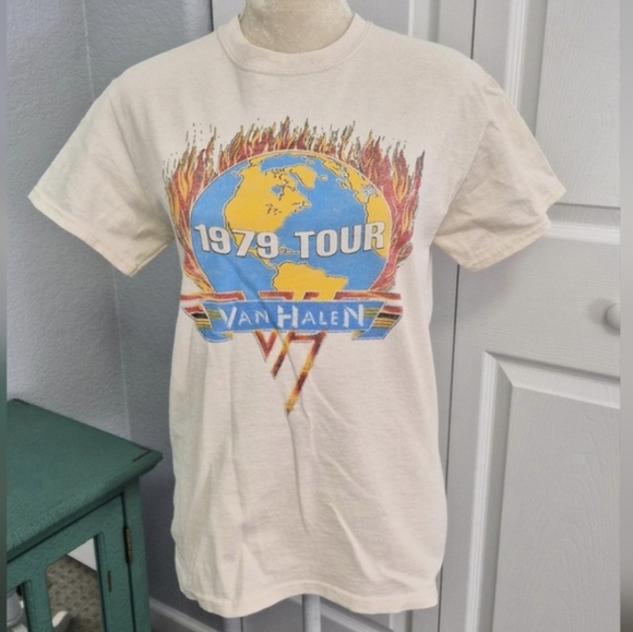 Van Halen Tops - SPRING SALE | Van Halen 1979 World Tour Concert Tee Shirt Small Vintage Graphic